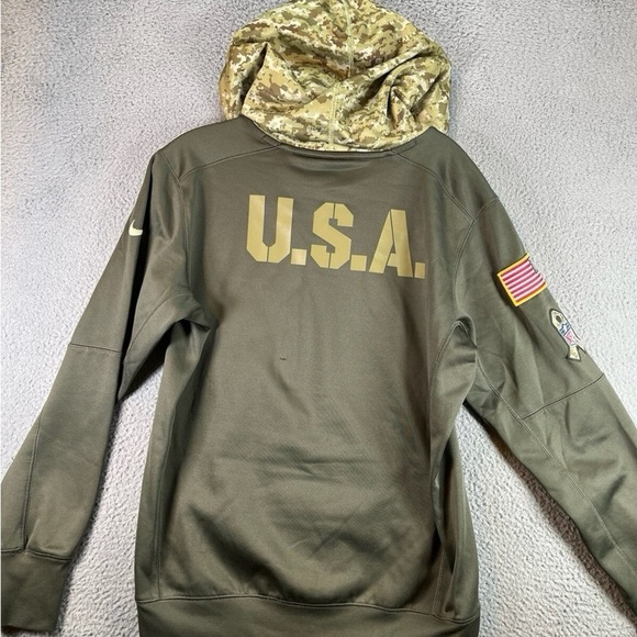 Nike Green Bay Packers Salute to Service Hoodie Sweatshirt 2017 NFL size Sp6 - Picture 11 of 15